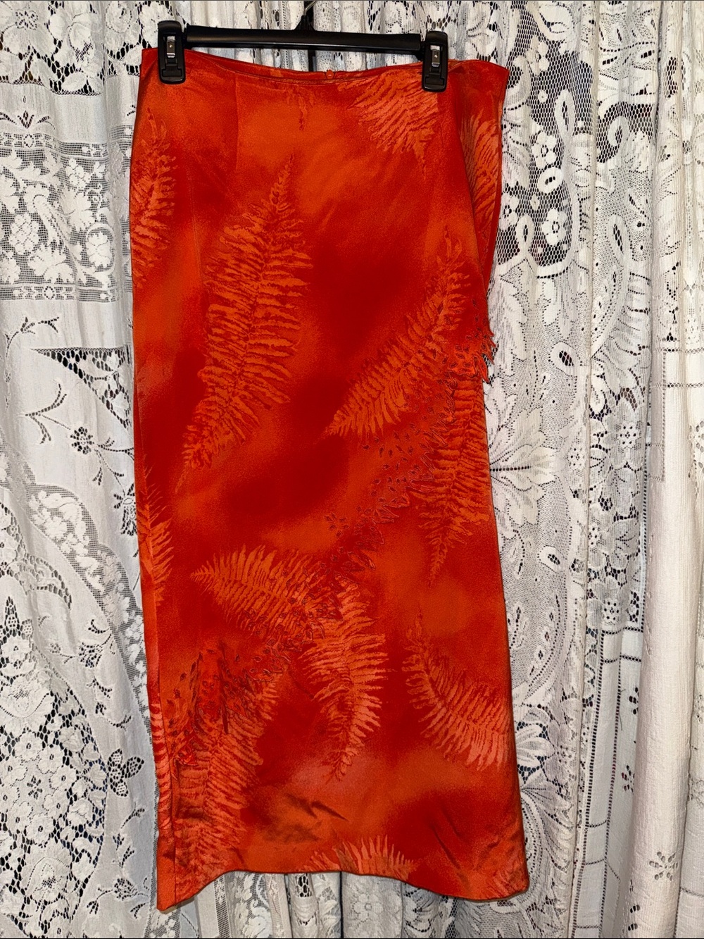 Vintage Vera Crutina silk blend skirt 10